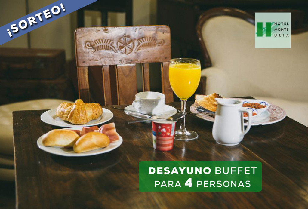 Hoteles con desayuno en donostia san sebastian. El Hotel Monte Ulia de Donostia sortea un desayuno buffet para 4 personas. Participa en facebook y disfruta